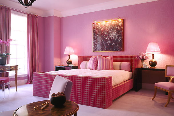 Pink Color Living Room (1)