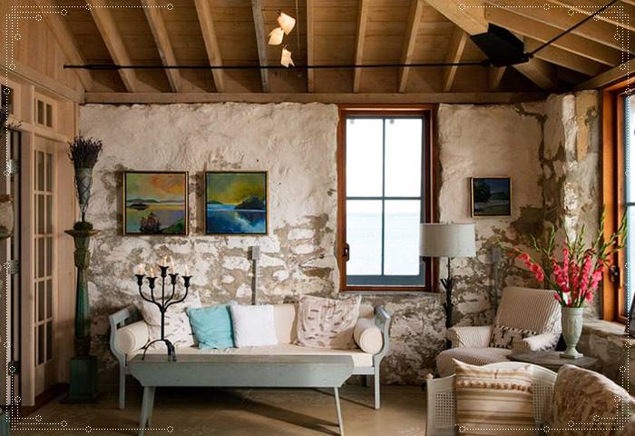 living room decor rustic charm