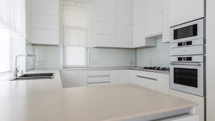 light colored kitchen