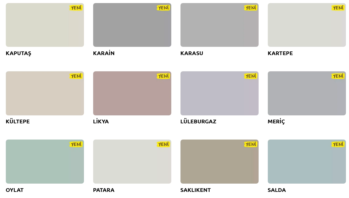 Modern Weber paint color varieties 2025