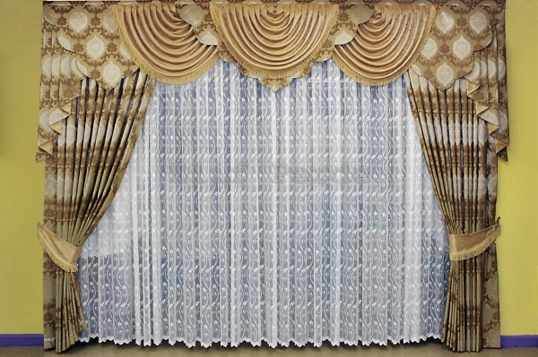 Italian leaf curtain 600x399 Italian leaf curtain models