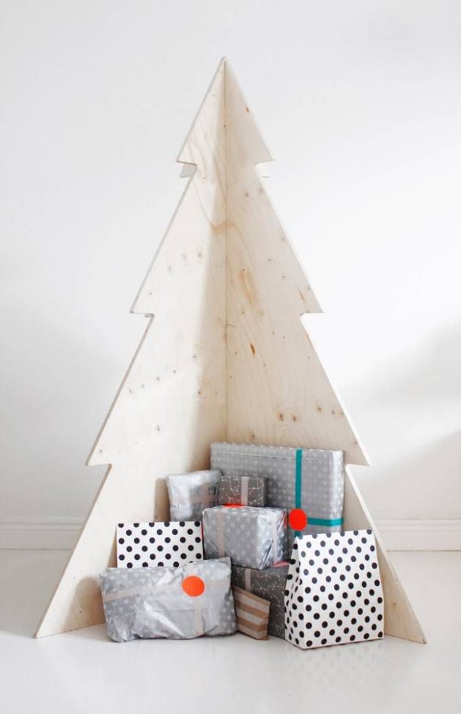 diy wooden christmas trees 