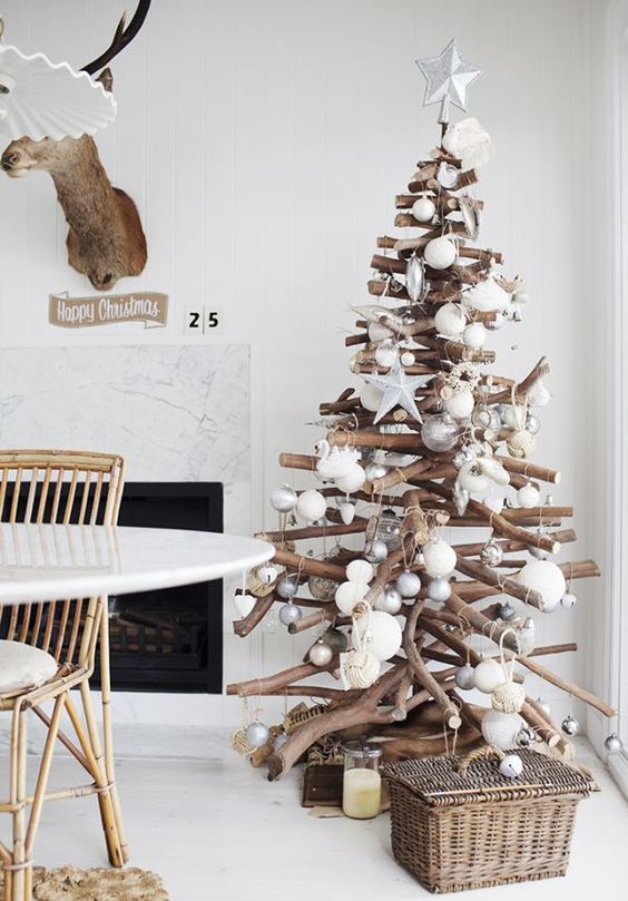 diy shabby chic christmas tree