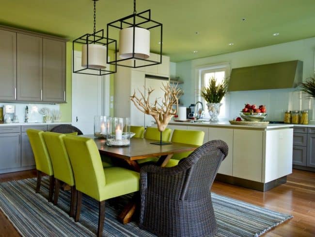 Trendy Colors for Modern Dining Room