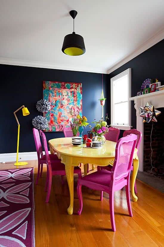 Trendy Colors for Modern Dining Room