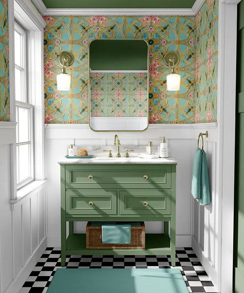 bathroom renovation colors 2025