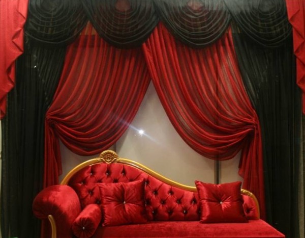 French Tulle Curtain Models Fashion 600x467 Living Room Curtain Models 2012 Fashion