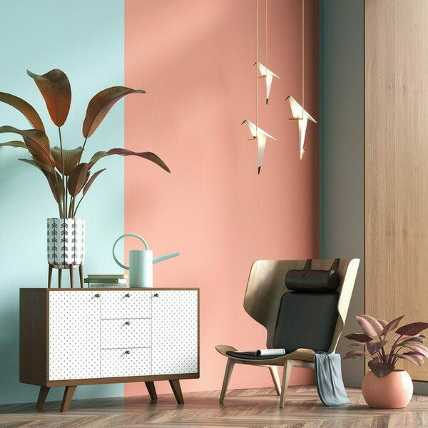 Interior wall mural 2025: design, color trends