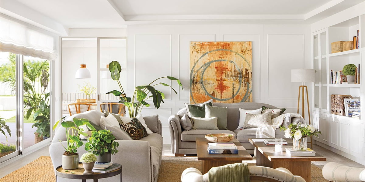 Discover beautiful neutral tones for the living room