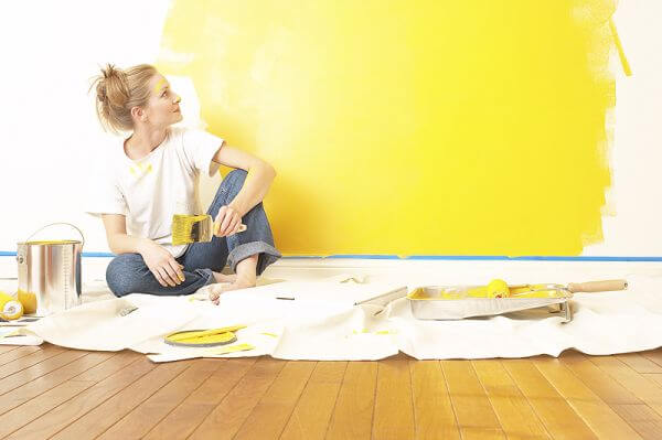 Yellow Color Paint