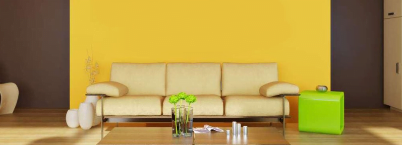 yellow color wall