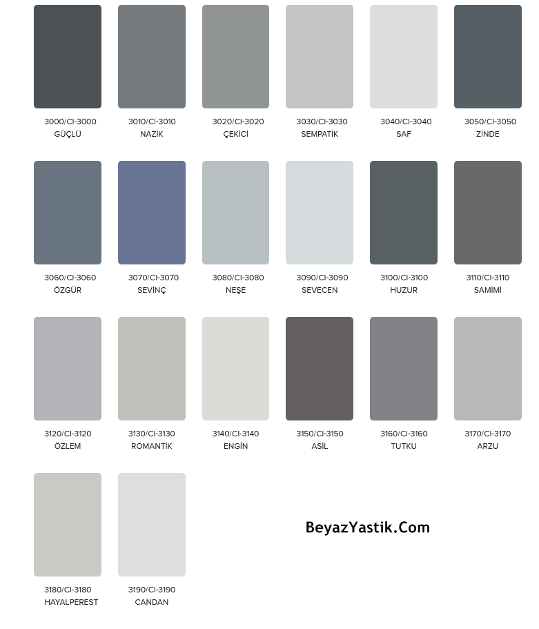 Polisan grey tones