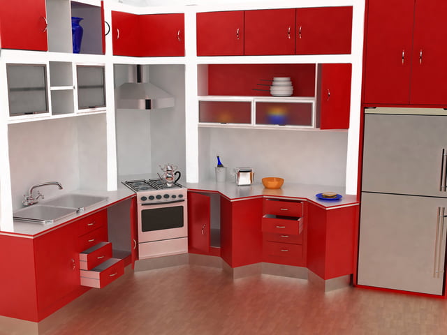 L Type Kitchen Models (7)