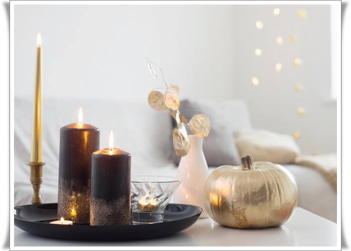 Home decor with candles