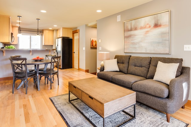 American kitchen living room