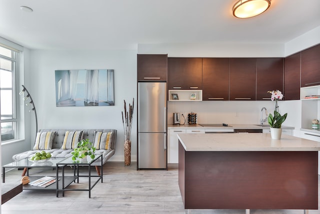 American kitchen living room