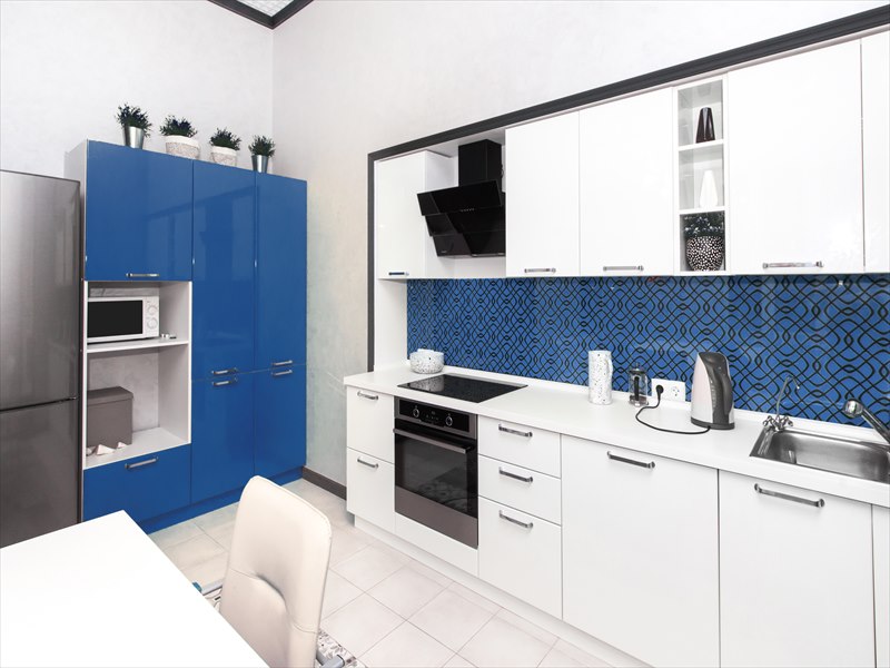 tiled kitchen