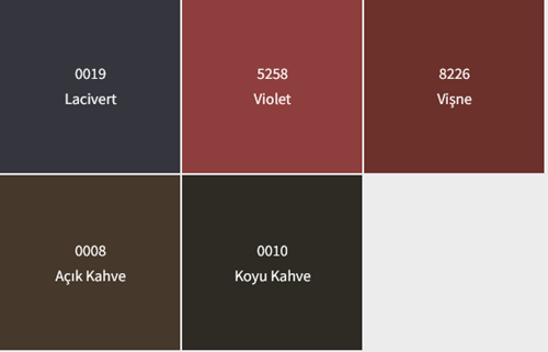 2025 DYO Synthetic Paint Chart