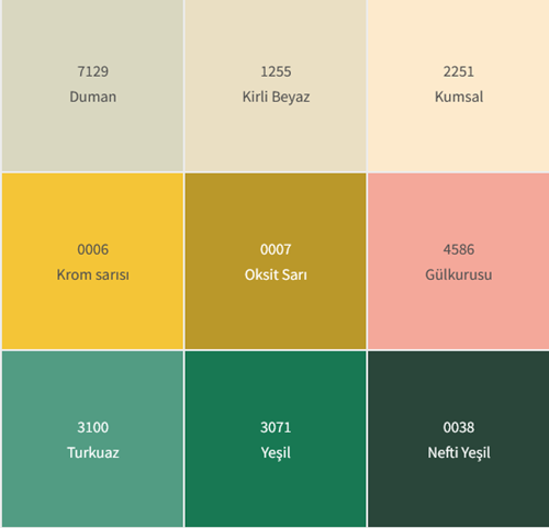 2025 DYO Synthetic Paint Chart