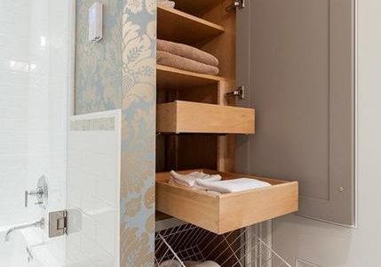 bathroom storage ideas modern cabinets with sliding shelves and drawers