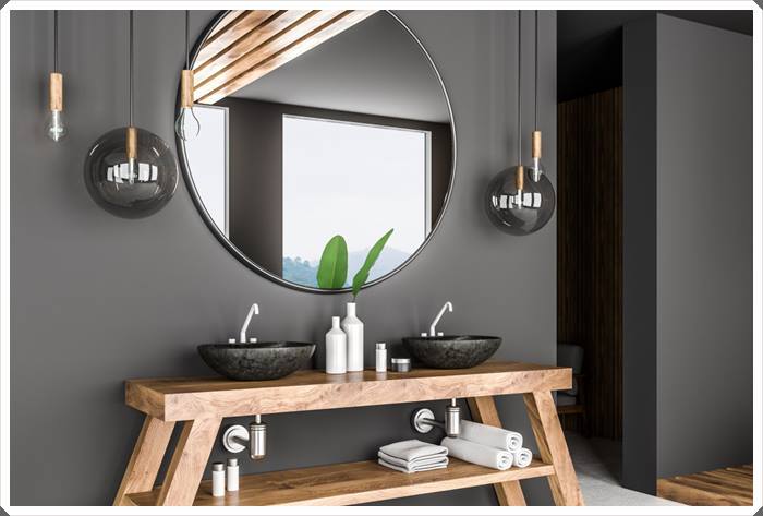 Wooden bathroom models