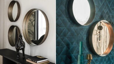 Round mirrors: 30 stylish models