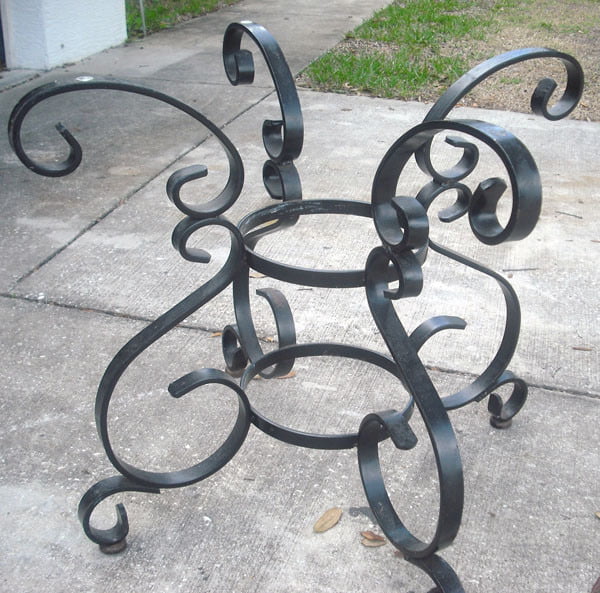 Wrought Iron Table Models (4)