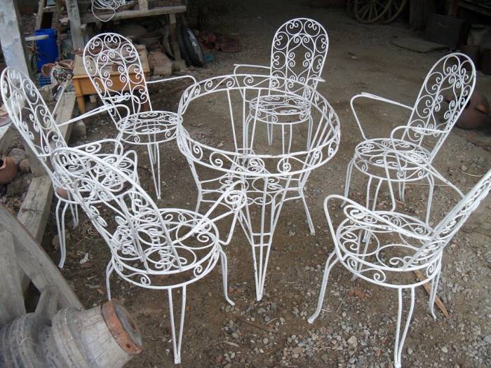 Wrought Iron Table Models (2)