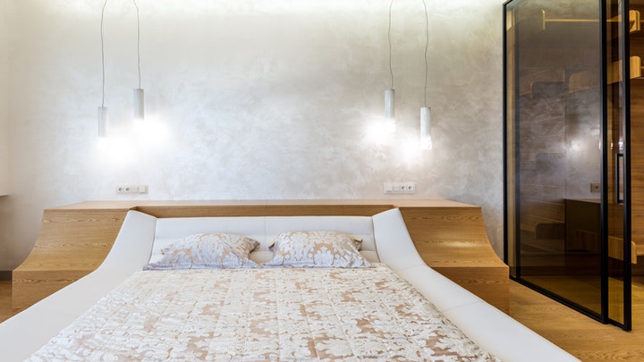 pendant lights in the bedroom