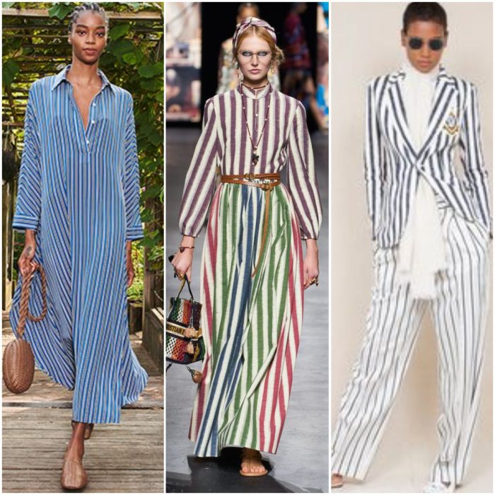 vertical striped fashion prints summer 2025