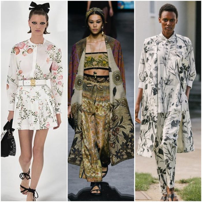 flowers in nature fashion prints summer 2025