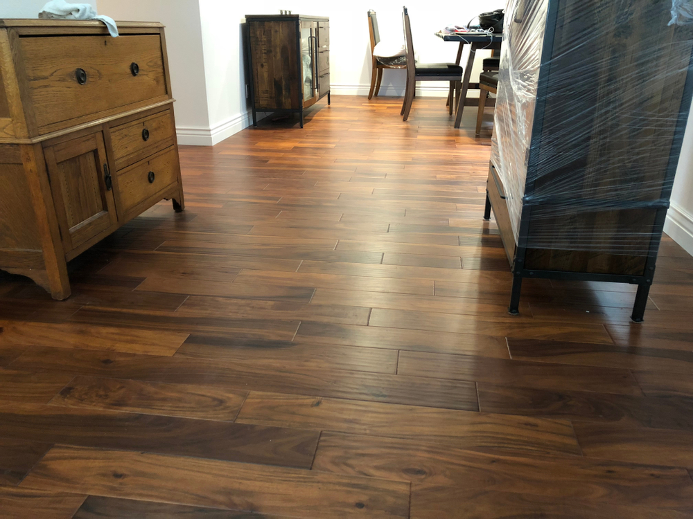 Engineered wood flooring 