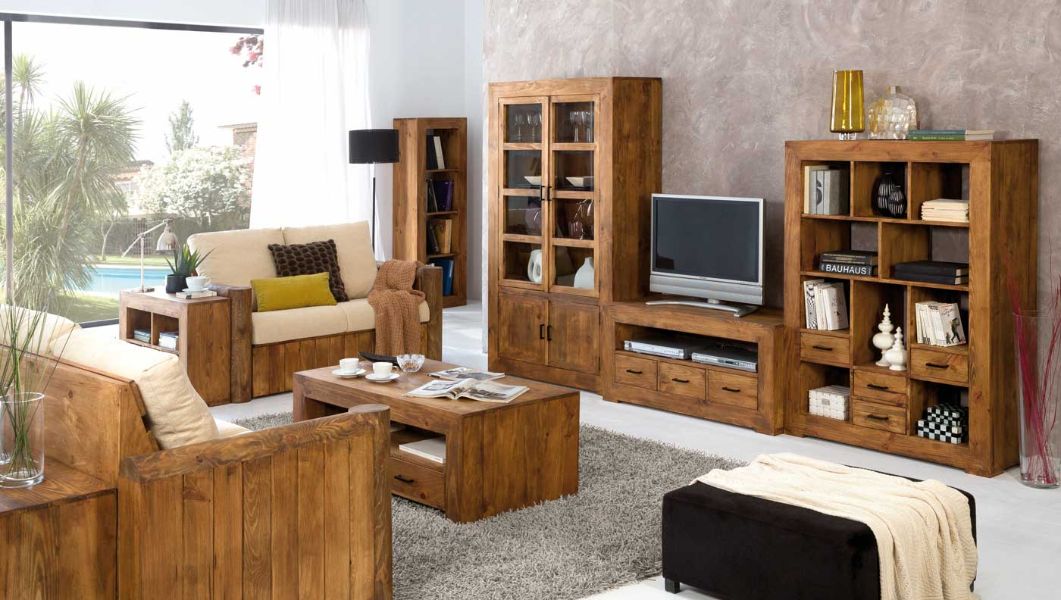 rustic wooden furniture