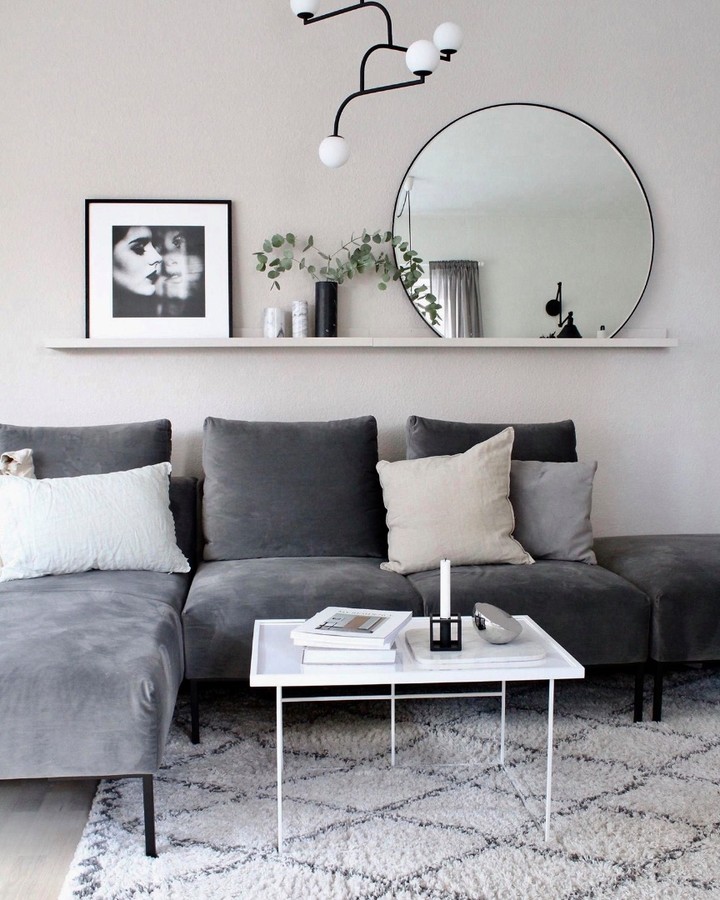 small grey room