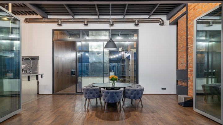 dining table with chairs