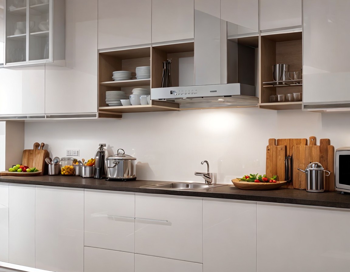 Kitchen decoration with quality materials and workmanship