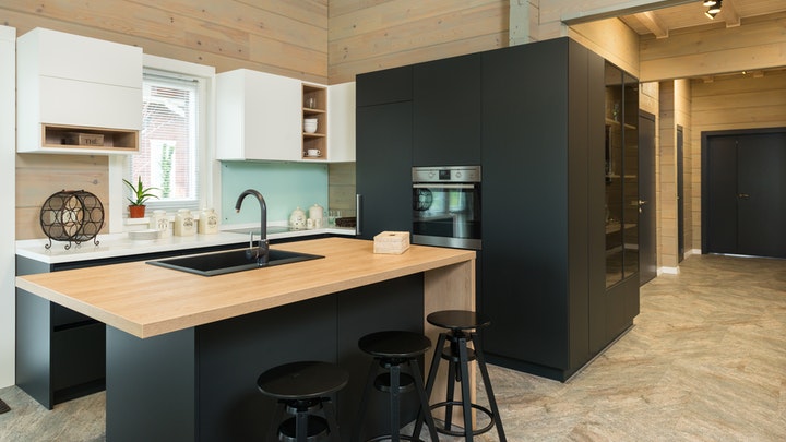 black-wood-kitchen