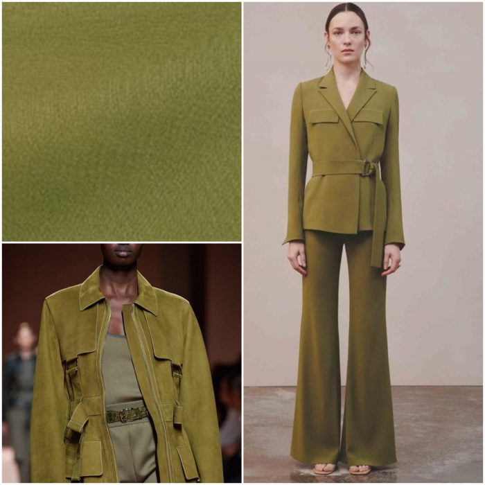 Olive green Trendy colors winter 2025