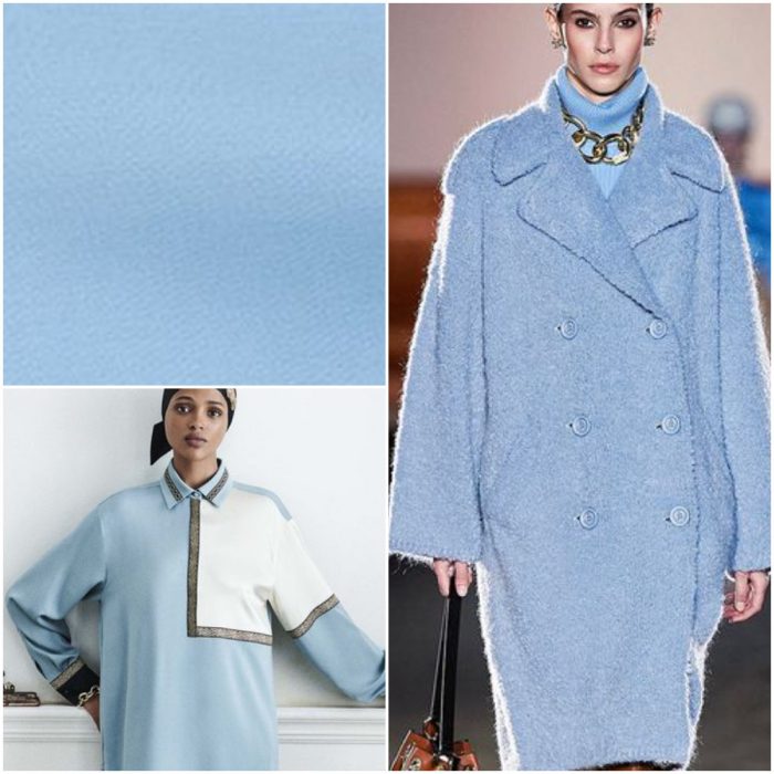 light blue Trendy colors winter 2025