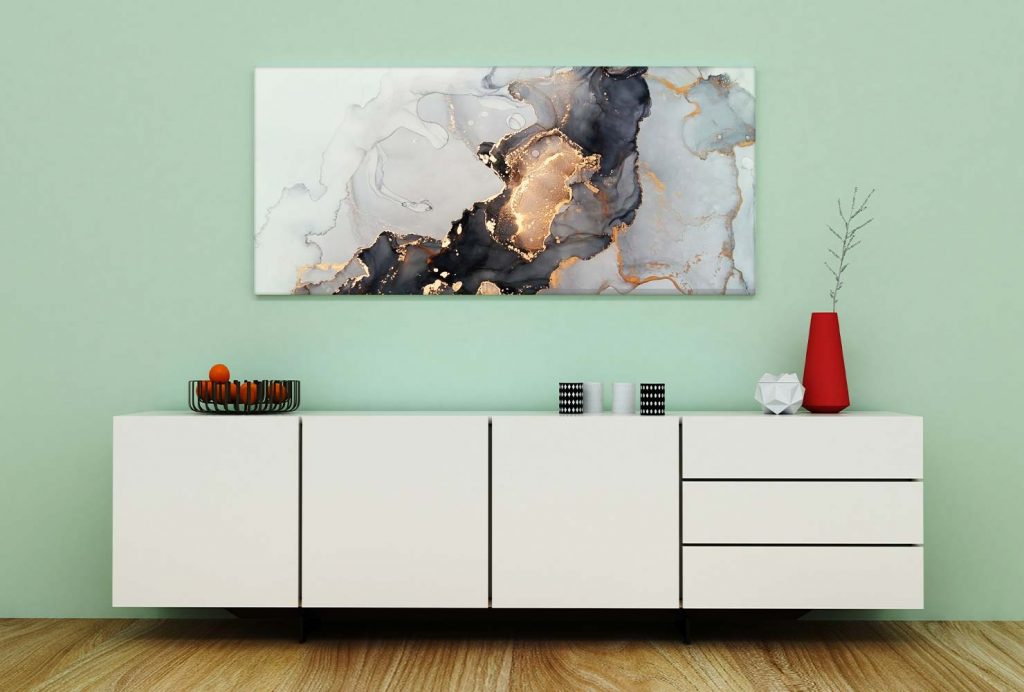 Large horizontal canvas print.