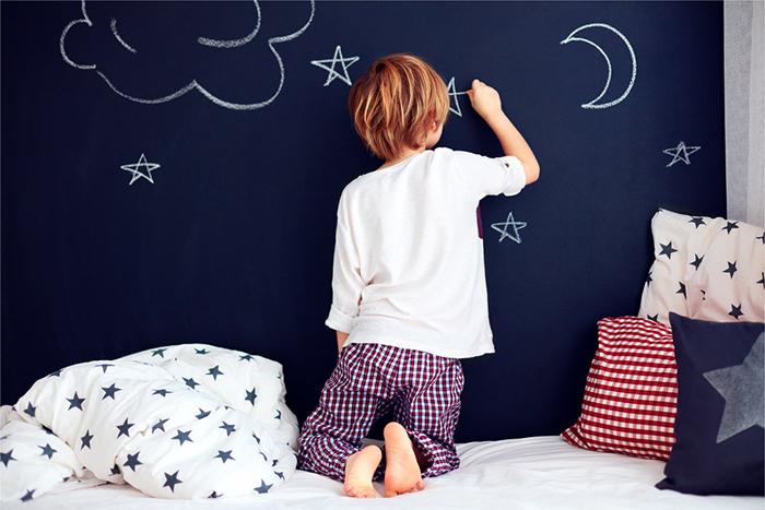 decorate blackboard wall