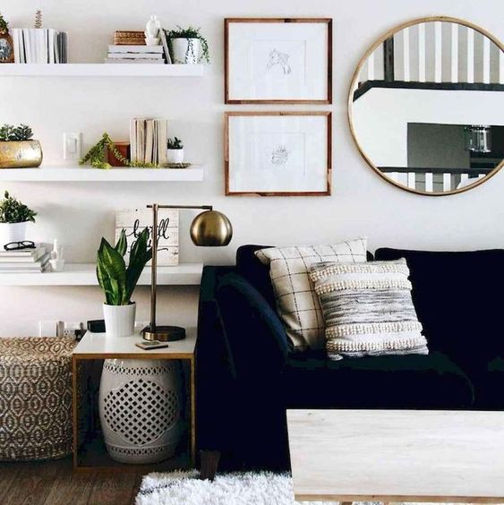 furnishing a rental house with mirrors