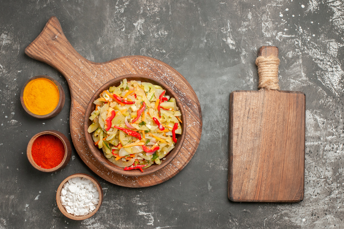 Wooden utensils for the kitchen. 