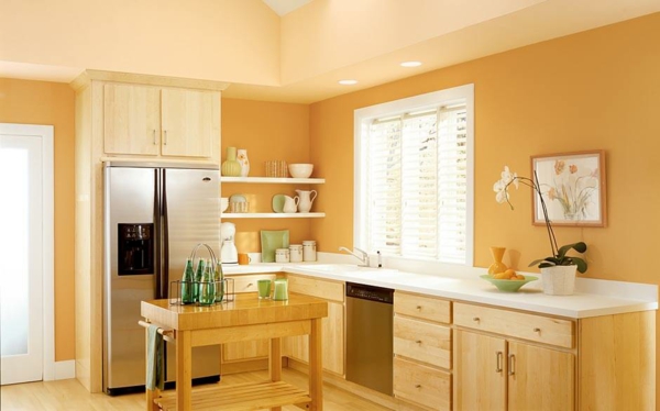 kitchen paint ideas warm colors comfortable kitchen furniture