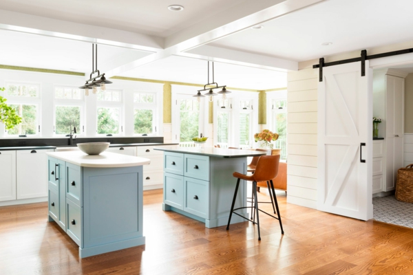 modern kitchen with island two kitchen islands large kitchen setup