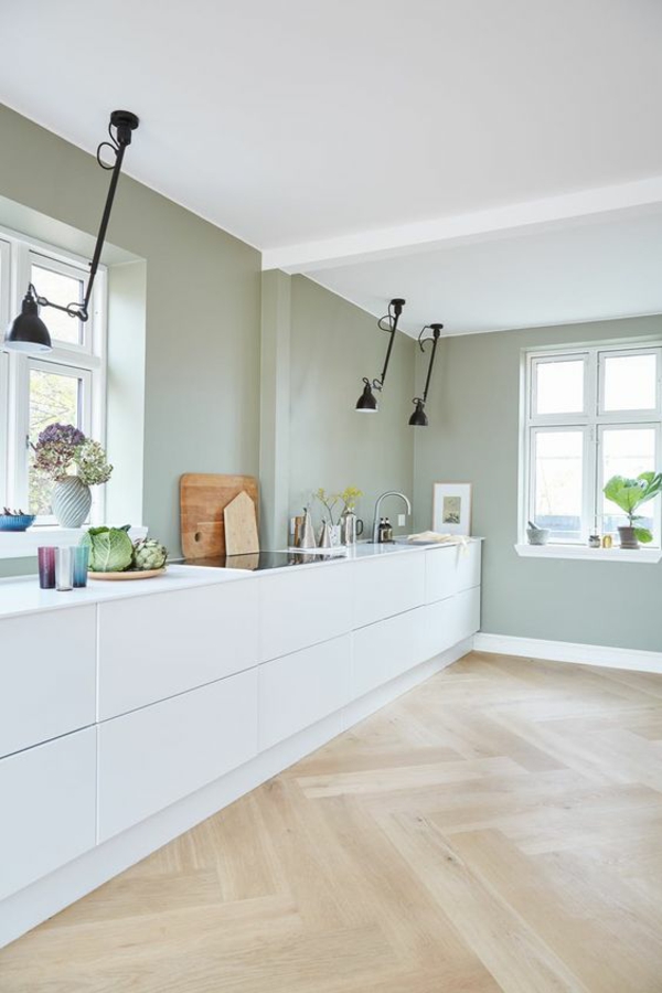 white kitchen what wall color creates great kitchen ideas green walls