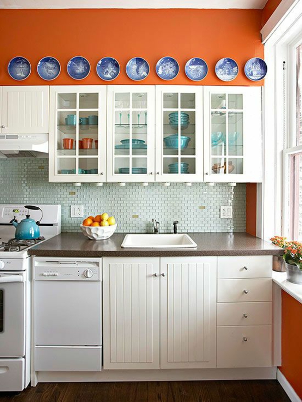 white kitchen what wall color orange walls fresh kitchen design