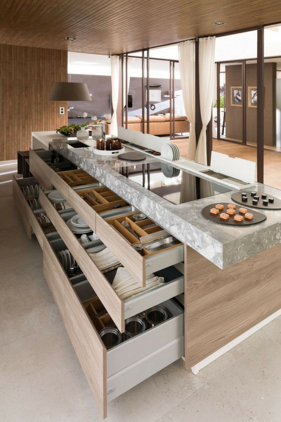 Modern kitchens with islands