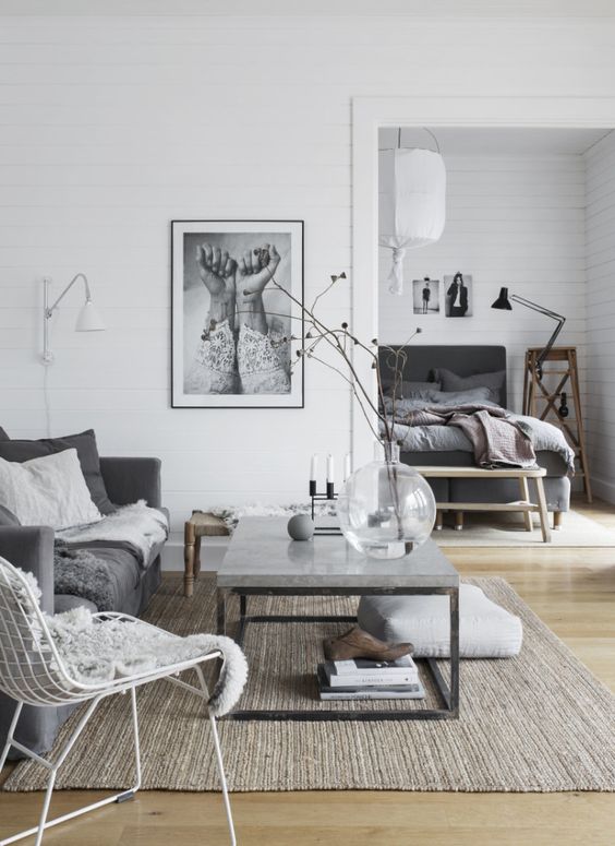 Scandinavian style living room