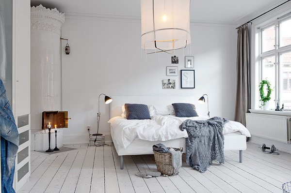 Scandinavian style bedroom